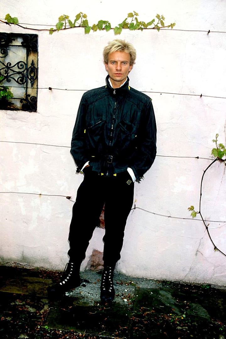 The Police - Sting, The Gardens Club, Kensington, London - 1983