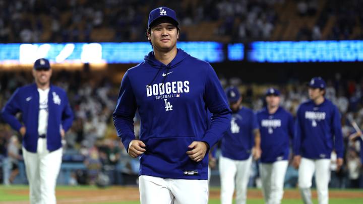 Sep 4, 2026; Los Angeles, California, USA; Los Angeles Dodgers pitcher Shohei Ohtani (17) leaves the field after the win against the Washington Nationals at Dodger Stadium. Mandatory Credit: Kiyoshi Mio-Imagn Images Sep 4, 2026; Los Angeles, California, USA; Los Angeles Dodgers pitcher Shohei Ohtani (17) leaves the field after the win against the Washington Nationals at Dodger Stadium. Mandatory Credit: Kiyoshi Mio-Imagn Images