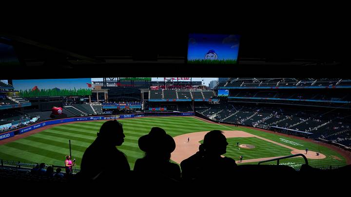 Fans look at the field before a game between the New York Mets and the Boston Red Sox at CitiField, Jul 12, 2026, Flushing, NY, USA. Fans look at the field before a game between the New York Mets and the Boston Red Sox at CitiField, Jul 12, 2026, Flushing, NY, USA.