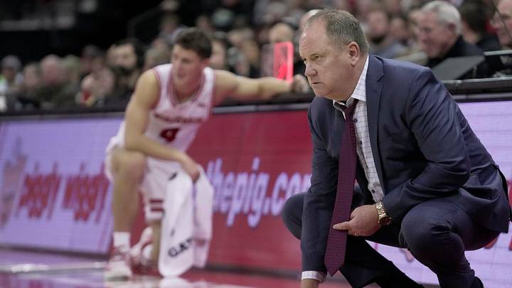 Wisconsin head coach Greg Gard. Wisconsin head coach Greg Gard.