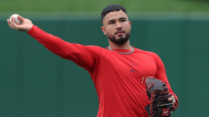 Sep 22, 2026; Pittsburgh, Pennsylvania, USA;  St. Louis Cardinals designated hitter Ivan Herrera (48) warms up before the game against the Pittsburgh Pirates at PNC Park.  Mandatory Credit: Charles LeClaire-Imagn Images