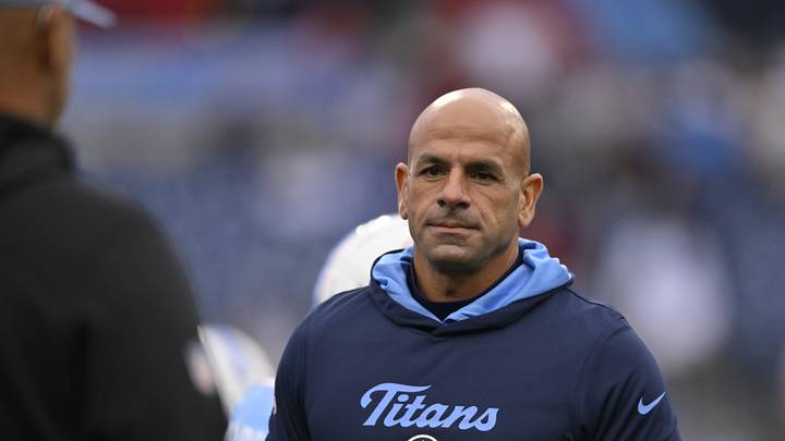 Oct 11, 2026; Nashville, Tennessee, USA; Tennessee Titans head coach Robert Saleh looks on during warms up against the Houston Texans at Nissan Stadium. Mandatory Credit: Steve Roberts-Imagn Images Oct 11, 2026; Nashville, Tennessee, USA; Tennessee Titans head coach Robert Saleh looks on during warms up against the Houston Texans at Nissan Stadium. Mandatory Credit: Steve Roberts-Imagn Images