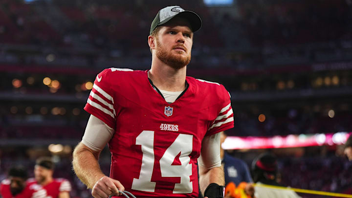 San Francisco 49ers quarterback Sam Darnold (14)
