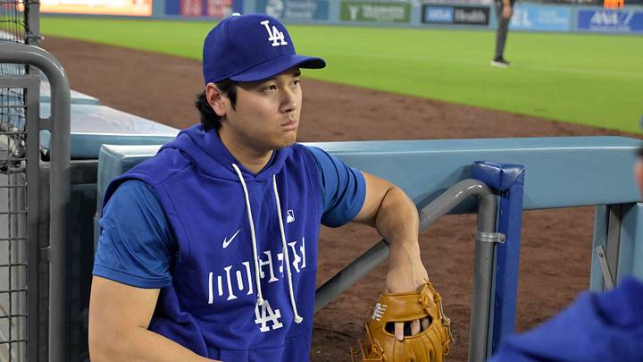 Sep 8, 2026; Los Angeles, California, USA; Los Angeles Dodgers designated hitter Shohei Ohtani (17) looks on from the dugout prior in the first inning against the Cincinnati Reds at Dodger Stadium. Mandatory Credit: Jayne Kamin-Oncea-Imagn Images Sep 8, 2026; Los Angeles, California, USA; Los Angeles Dodgers designated hitter Shohei Ohtani (17) looks on from the dugout prior in the first inning against the Cincinnati Reds at Dodger Stadium. Mandatory Credit: Jayne Kamin-Oncea-Imagn Images