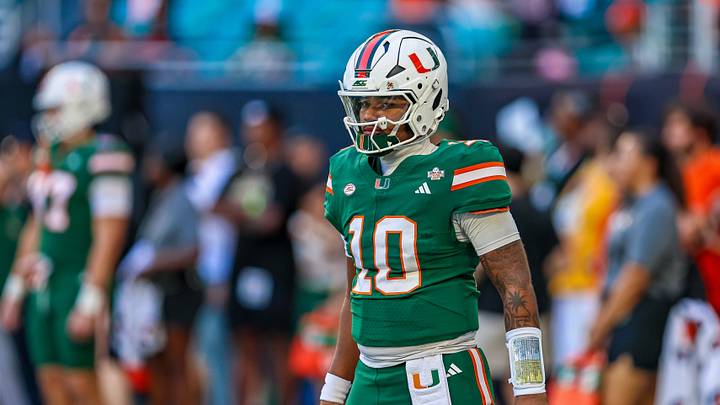 COLLEGE FOOTBALL: SEP 26 Central Michigan at Miami - Darian Mensah COLLEGE FOOTBALL: SEP 26 Central Michigan at Miami - Darian Mensah