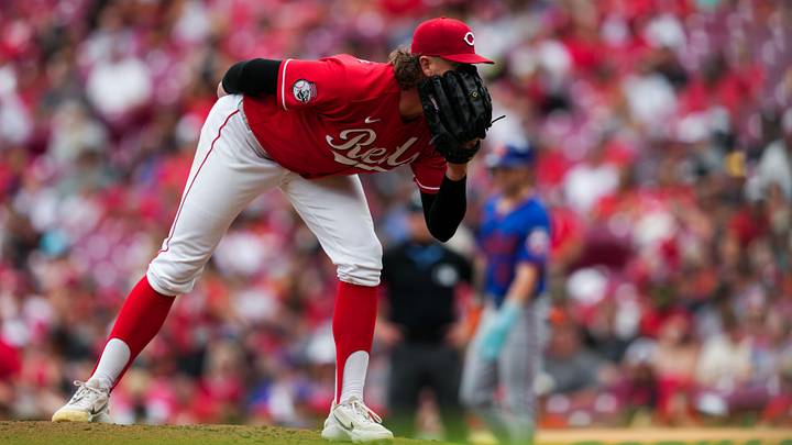 Jun 17, 2026; Cincinnati, Ohio, USA; Cincinnati Reds pitcher Chris Paddack (56) prepares to throw against the New York Mets in the seventh inning at Great American Ball Park. Mandatory Credit: Aaron Doster-Imagn Images Jun 17, 2026; Cincinnati, Ohio, USA; Cincinnati Reds pitcher Chris Paddack (56) prepares to throw against the New York Mets in the seventh inning at Great American Ball Park. Mandatory Credit: Aaron Doster-Imagn Images
