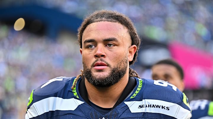 Mike Morris of the Seattle Seahawks Mike Morris of the Seattle Seahawks