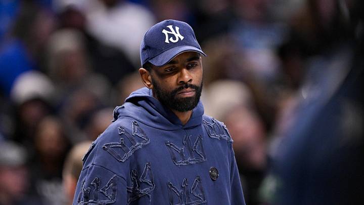 Nov 22, 2025; Dallas, Texas, USA; Dallas Mavericks guard Kyrie Irving (11) looks on during the second half against the Memphis Grizzlies at the American Airlines Center. Mandatory Credit: Jerome Miron-Imagn Images