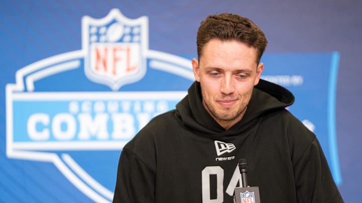 The Cardinals selected Carson Beck in the third round of the draft on Friday.