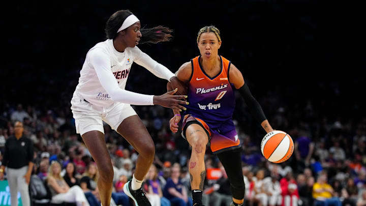 Former South Carolina basketball forward Laeticia Amihere with the Atlanta Dream