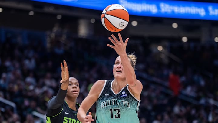 New York Liberty forward Leonie Fiebich