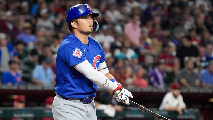 Aug 26, 2026; Phoenix, Arizona, USA; Chicago Cubs right fielder Seiya Suzuki (27) hits against the Arizona Diamondbacks in the first inning at Chase Field. Mandatory Credit: Rick Scuteri-Imagn Images Aug 26, 2026; Phoenix, Arizona, USA; Chicago Cubs right fielder Seiya Suzuki (27) hits against the Arizona Diamondbacks in the first inning at Chase Field. Mandatory Credit: Rick Scuteri-Imagn Images