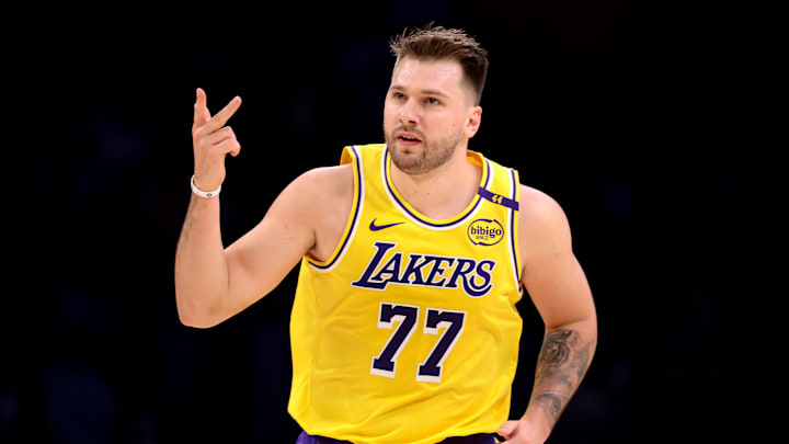 Whether he's eligible to win MVP or not, Lakers fans are glad they have Luka Dončić on their side