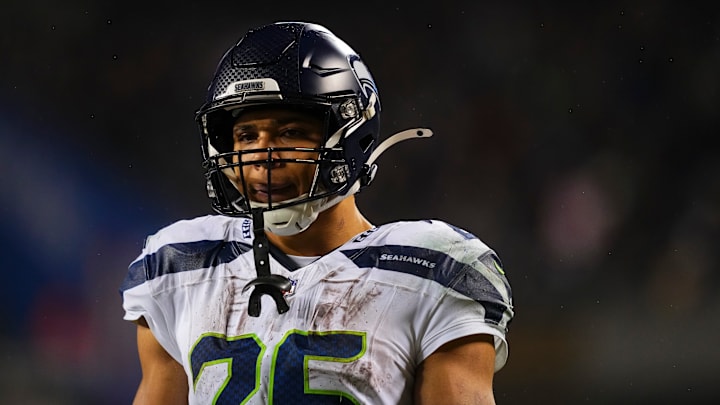 Zach Charbonnet with the Seattle Seahawks Zach Charbonnet with the Seattle Seahawks