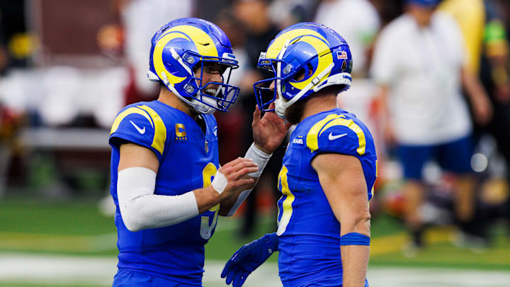 Los Angeles Rams quarterback Matthew Stafford and wide receiver Cooper Kupp