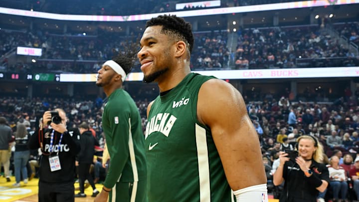 Milwaukee Bucks v Cleveland Cavaliers Milwaukee Bucks v Cleveland Cavaliers