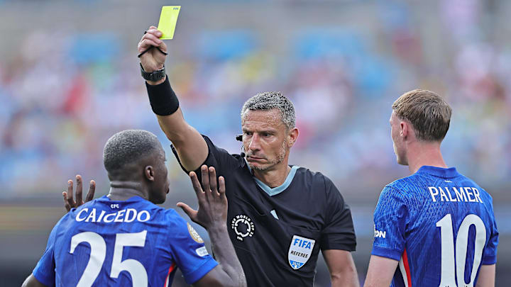 Moisés Caicedo is suspended for Chelsea’s clash with Palmeiras.