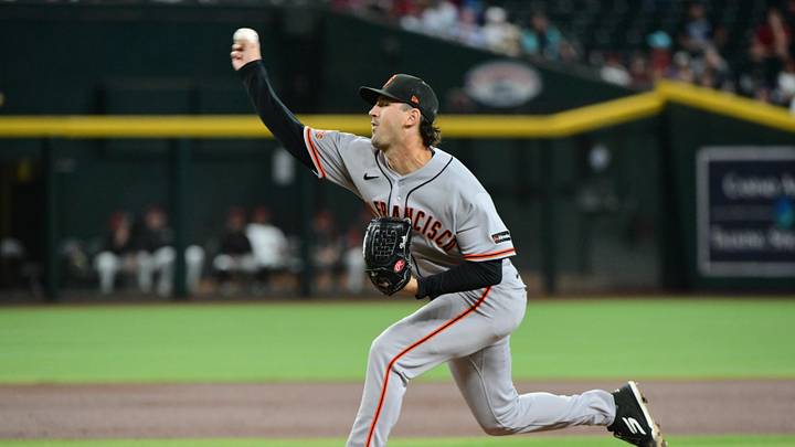 May 20, 2026; Phoenix, Arizona, USA; San Francisco Giants pitcher Tyler Mahle (54) throws in the first inning against the Arizona Diamondbacks at Chase Field. Mandatory Credit: Matt Kartozian-Imagn Images May 20, 2026; Phoenix, Arizona, USA; San Francisco Giants pitcher Tyler Mahle (54) throws in the first inning against the Arizona Diamondbacks at Chase Field. Mandatory Credit: Matt Kartozian-Imagn Images