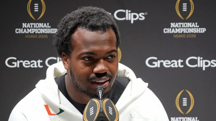 Miami Hurricanes defensive lineman Rueben Bain Jr. Miami Hurricanes defensive lineman Rueben Bain Jr.