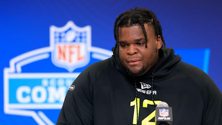 Michigan defensive lineman Kenneth Grant