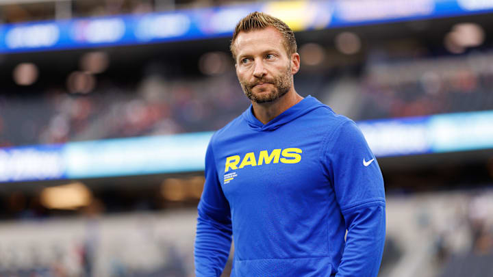 Los Angeles Rams head coach Sean McVay Los Angeles Rams head coach Sean McVay
