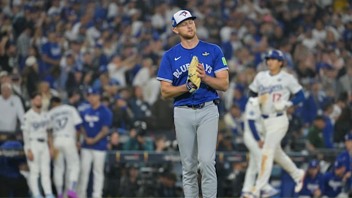 Blue Jays reliever Eric Lauer pitched 4.2 shutout innings in the never-ending Game 3 World Series matchup against the Dodgers. 