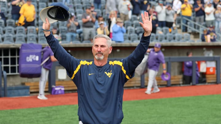 West Virginia University head coach Randy Mazey.