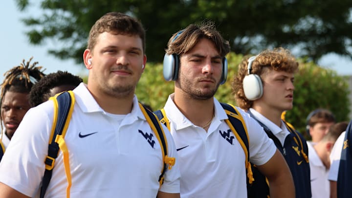 West Virginia University quarterback Nicco Marchiol. West Virginia University quarterback Nicco Marchiol.