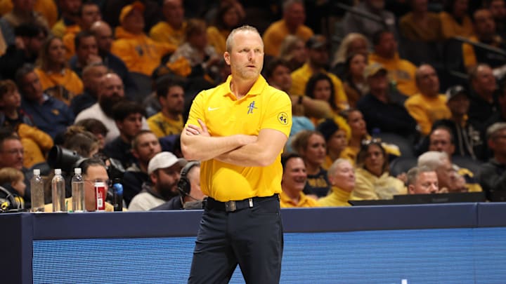 West Virginia University head coach Darian DeVries