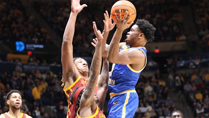 West Virginia University guard Joseph Yesufu