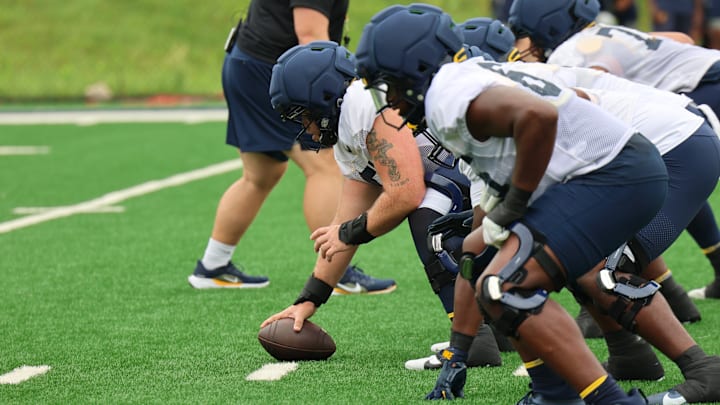West Virginia University football day 3 of fall camp 2025