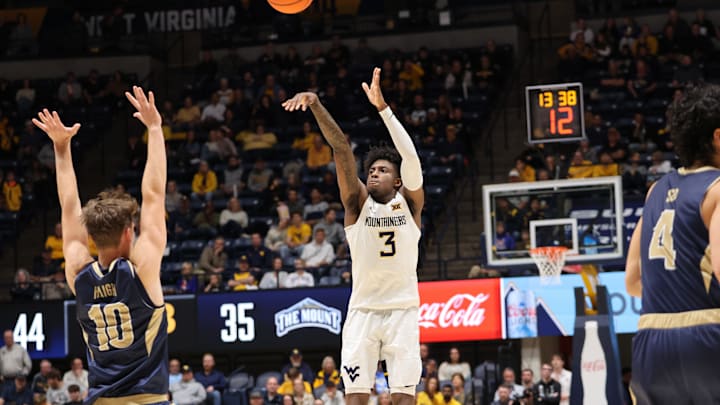 West Virginia University guard Honor Huff