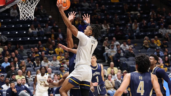 West Virginia University guard Jasper Floyd West Virginia University guard Jasper Floyd
