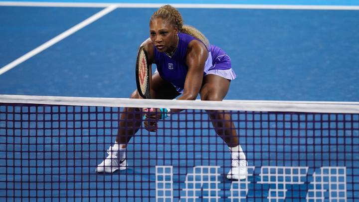 Aug 17, 2026; Mason, OH, USA; Serena Williams waits for the serve from Marta Kostyuk and Peyton Stearns in their doubles match during the Cincinnati Open at Lindner Family Tennis Center. Mandatory Credit: Aaron Doster-Imagn Images Aug 17, 2026; Mason, OH, USA; Serena Williams waits for the serve from Marta Kostyuk and Peyton Stearns in their doubles match during the Cincinnati Open at Lindner Family Tennis Center. Mandatory Credit: Aaron Doster-Imagn Images
