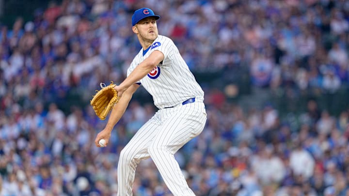 Jameson Taillon delivers a quality start for the Chicago Cubs at Wrigley Field in 2025.