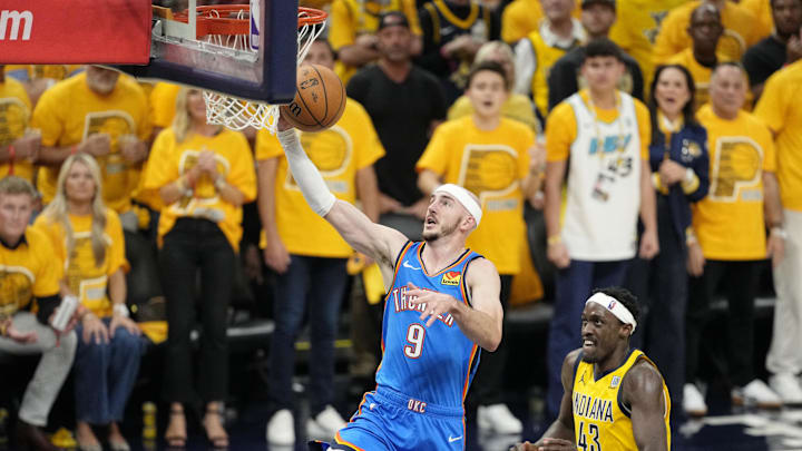 Caruso was a big part of OKC's Game 4 win Caruso was a big part of OKC's Game 4 win