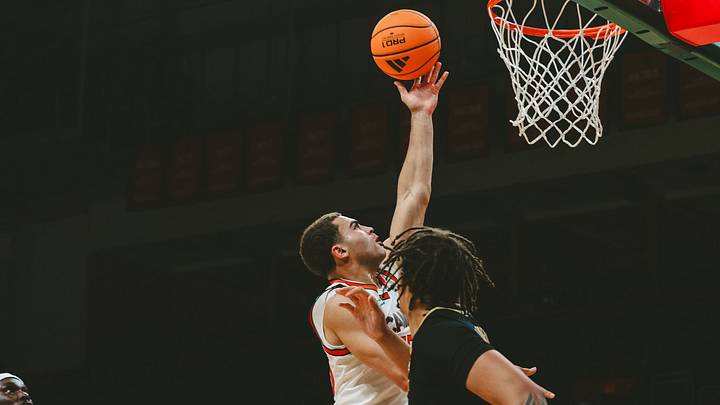 Miami's Dante Allen Going for A Layup Against No. 24 Vanderbilt in Exhibition Matchup Miami's Dante Allen Going for A Layup Against No. 24 Vanderbilt in Exhibition Matchup