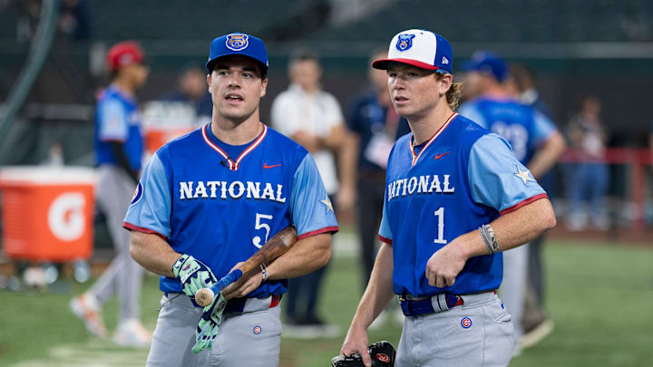 Matt Shaw and Owen Caissie at All-Star Futures Game