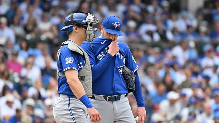 Toronto Blue Jays pitcher Patrick Corbin (46). Mandatory Credit: Patrick Gorski-Imagn Images Toronto Blue Jays pitcher Patrick Corbin (46). Mandatory Credit: Patrick Gorski-Imagn Images