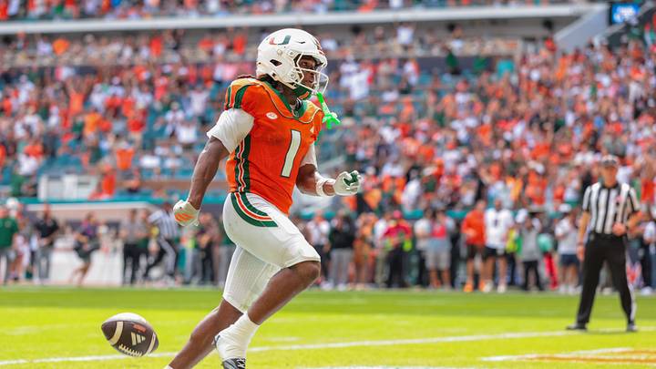 Miami Hurricanes wide receiver Malachi Toney is now third in the odds to win the Heisman this season.
