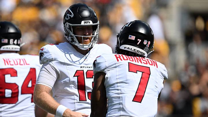 It was the Bijan Robinson show on offense for the Atlanta Falcons in their game against the Pittsburgh Steelers. It was the Bijan Robinson show on offense for the Atlanta Falcons in their game against the Pittsburgh Steelers.