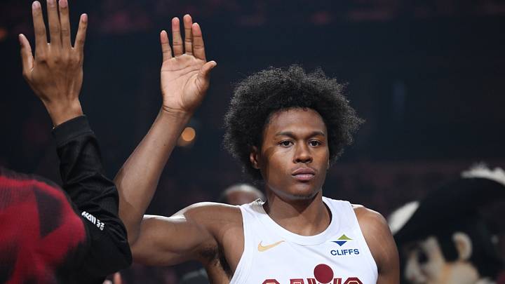 Oct 11, 2026; Cleveland, Ohio, USA; Cleveland Cavaliers guard Peyton Watson (8) is introduced before the game between the Cleveland Cavaliers and the Orlando Magic at Rocket Arena. Mandatory Credit: Ken Blaze-Imagn Images Oct 11, 2026; Cleveland, Ohio, USA; Cleveland Cavaliers guard Peyton Watson (8) is introduced before the game between the Cleveland Cavaliers and the Orlando Magic at Rocket Arena. Mandatory Credit: Ken Blaze-Imagn Images