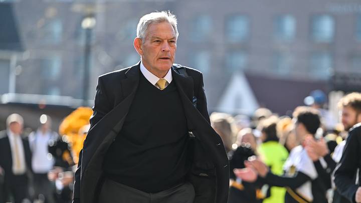 Iowa head coach Kirk Ferentz and the Hawkeyes could be at risk of an early exit from the AP Top 25 this season. Iowa head coach Kirk Ferentz and the Hawkeyes could be at risk of an early exit from the AP Top 25 this season.