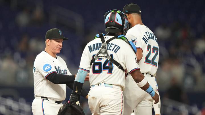 Miami Marlins manager Clayton McCullough Mandatory Credit: Jim Rassol-Imagn Images Miami Marlins manager Clayton McCullough Mandatory Credit: Jim Rassol-Imagn Images