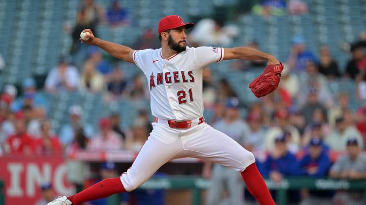 May 22, 2026; Anaheim, California, USA; Los Angeles Angels pitcher Grayson Rodriguez (21) delivers to the plate during the first inning against the Texas Rangers at Angel Stadium. Mandatory Credit: Jayne Kamin-Oncea-Imagn Images May 22, 2026; Anaheim, California, USA; Los Angeles Angels pitcher Grayson Rodriguez (21) delivers to the plate during the first inning against the Texas Rangers at Angel Stadium. Mandatory Credit: Jayne Kamin-Oncea-Imagn Images