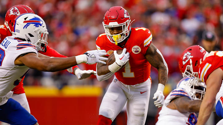Jerick McKinnon took the ball into the endzone against the Bills earlier this season before a groin injury took him out of the playoff push.