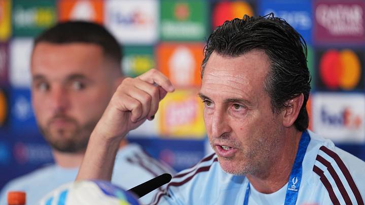 Unai Emery has limited options entering the Super Cup final.