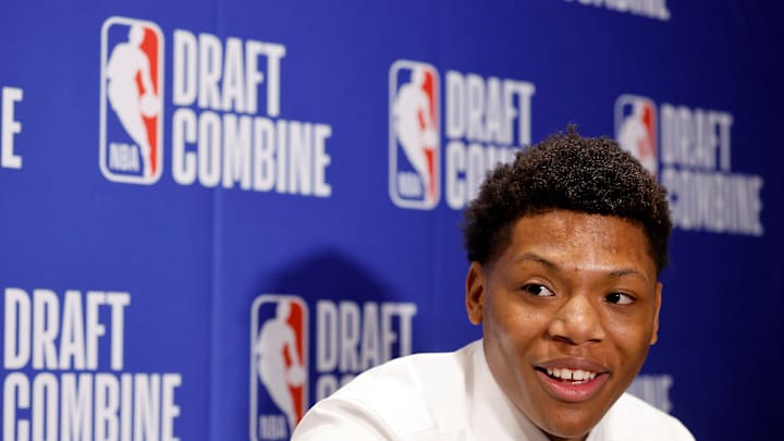 Ace Bailey at the 2025 NBA Draft Combine