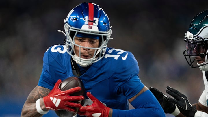 New York Giants wide receiver Jalin Hyatt is among the Giants' inactive players for Week 13.