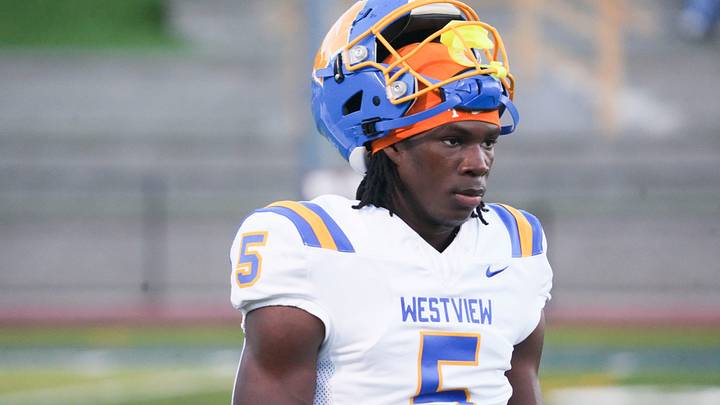 Westview's Asa Barnes (5) during the TSSAA Football match between the Westview Chargers against the Lusanne Lynx in Memphis, Tenn., on Friday, Sept. 25, 2026.